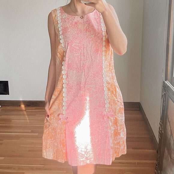 Lilly Pulitzer Dresses & Skirts - Lilly Pulitzer Tenley Shift Bow Dress Size 12